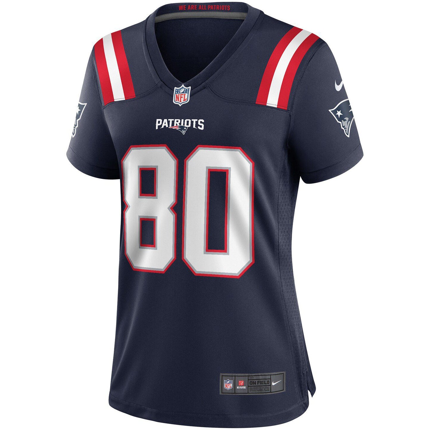 Women's Nike Troy Brown Navy New England Patriots Game Retired Player Jersey