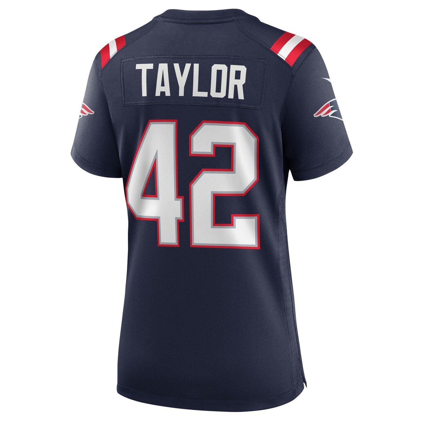 Women's Nike J.J. Taylor Navy New England Patriots Team Game Jersey