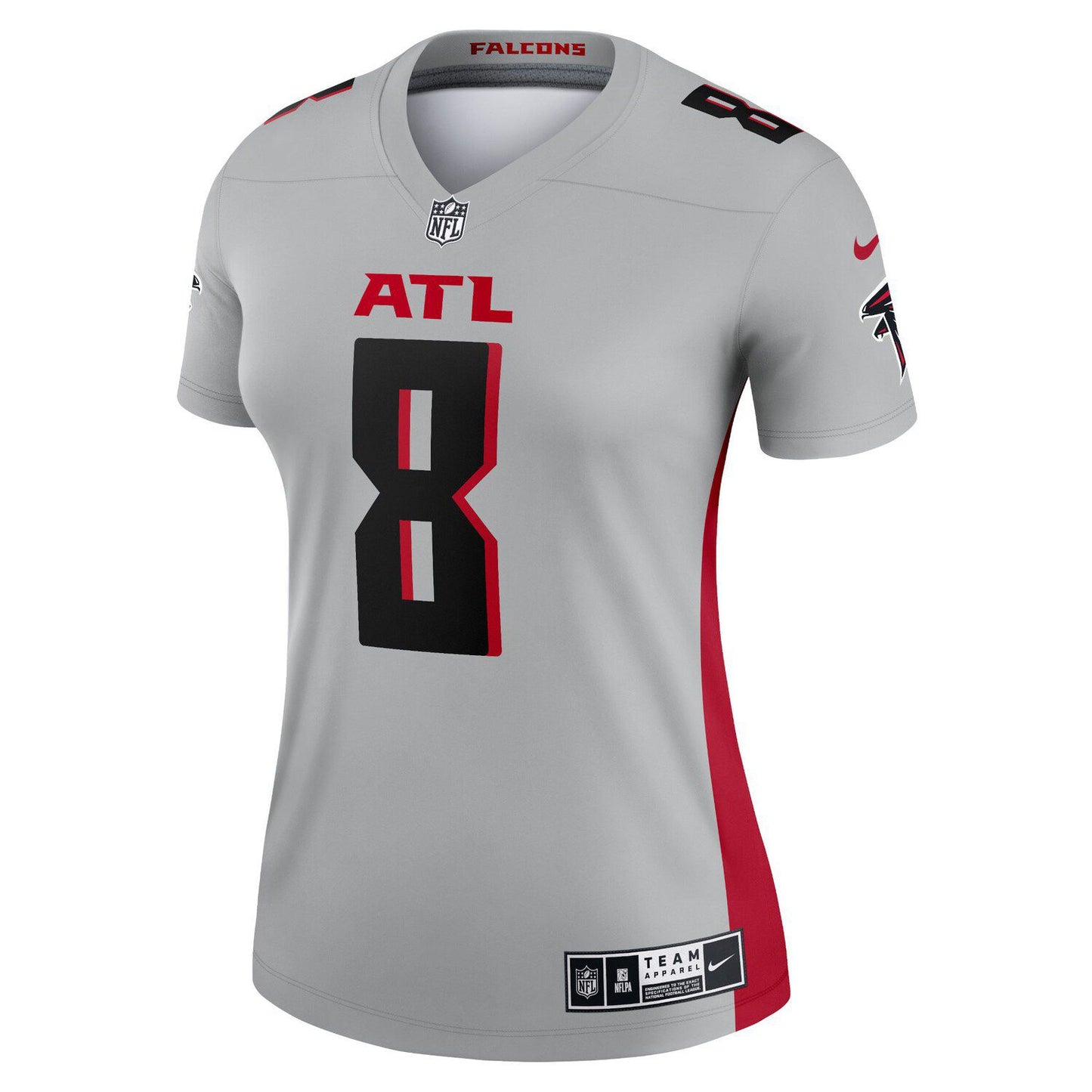 Women's Nike Kyle Pitts Gray Atlanta Falcons Inverted Legend Jersey