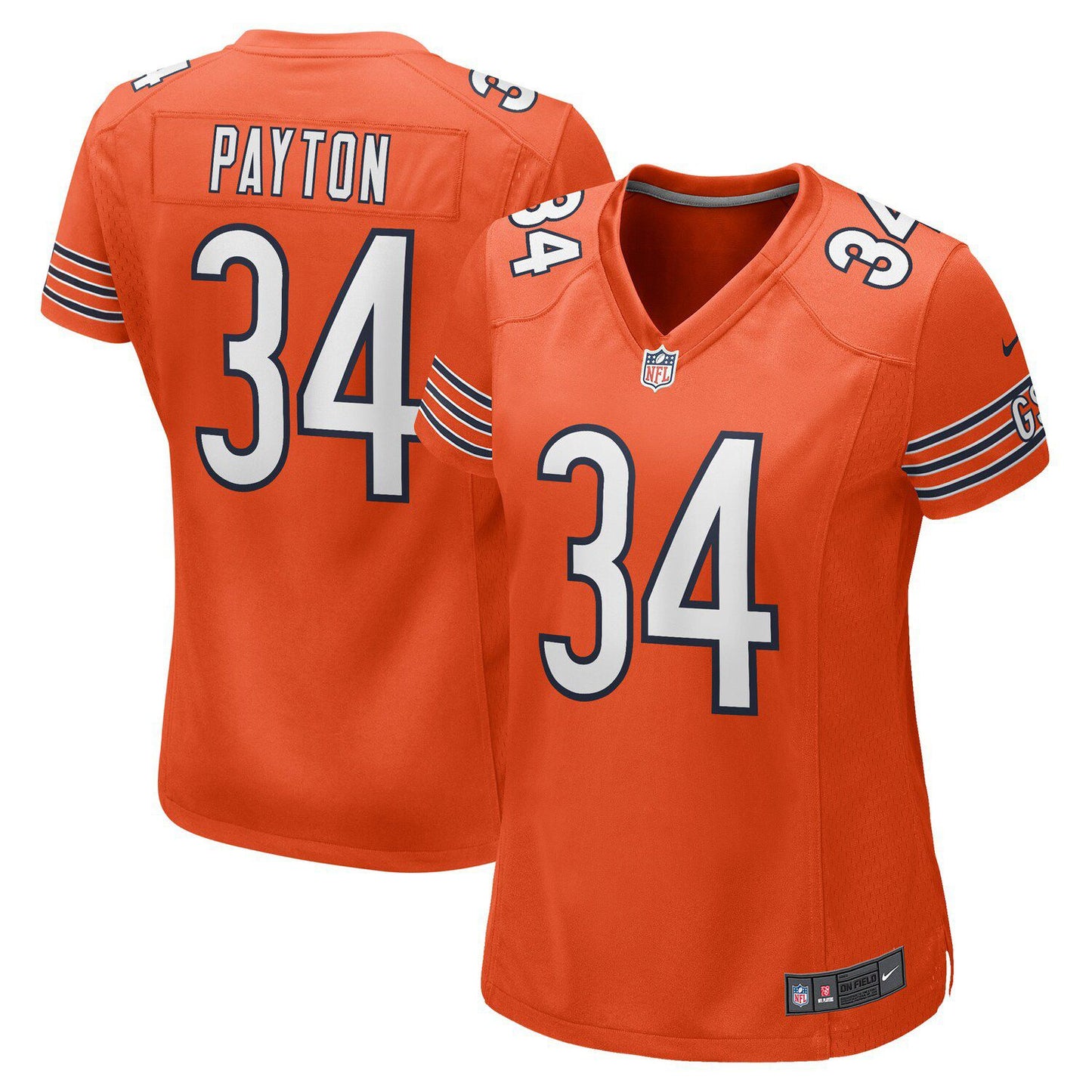 Women's Nike Walter Payton Orange Chicago Bears Retired Player Jersey