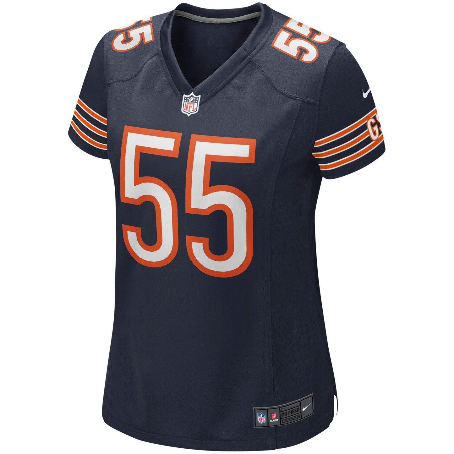 Women's Nike Lance Briggs Navy Chicago Bears Game Retired Player Jersey