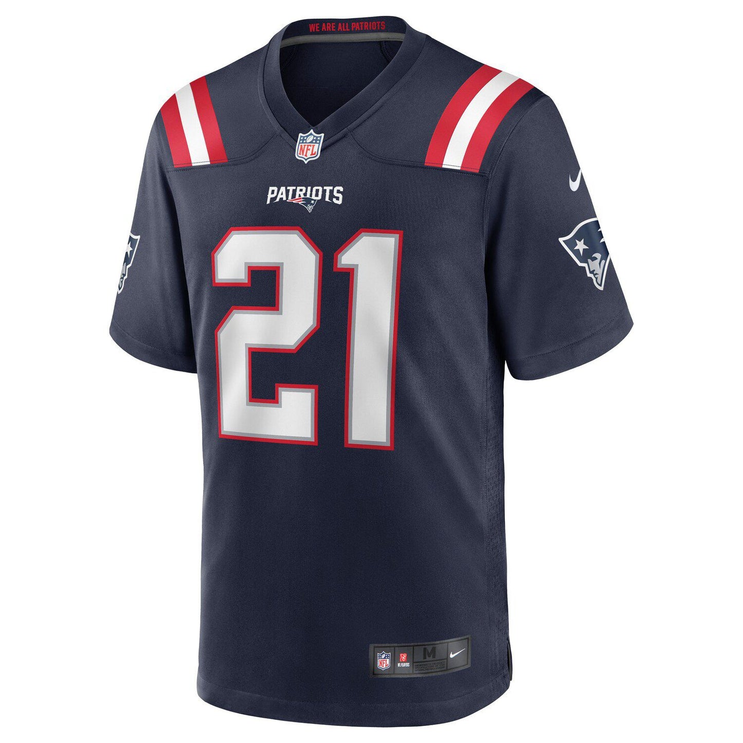 Men's Nike Adrian Phillips Navy New England Patriots Game Jersey