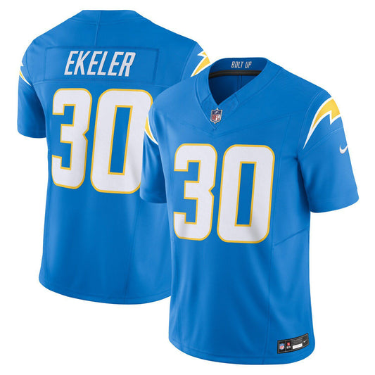 Men's Nike Austin Ekeler Powder Blue Los Angeles Chargers Vapor F.U.S.E. Limited  Jersey