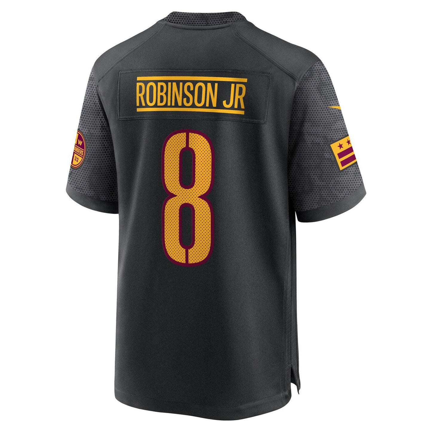 Men's Nike Brian Robinson Jr. Black Washington Commanders Alternate Game Jersey