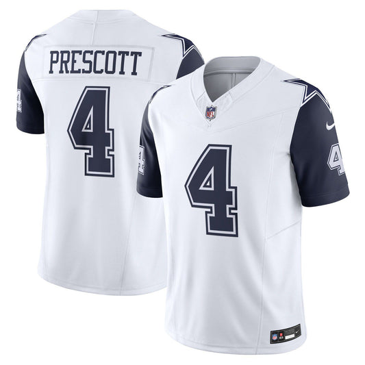 Men's Nike Dak Prescott White Dallas Cowboys Alternate Vapor F.U.S.E. Limited Jersey