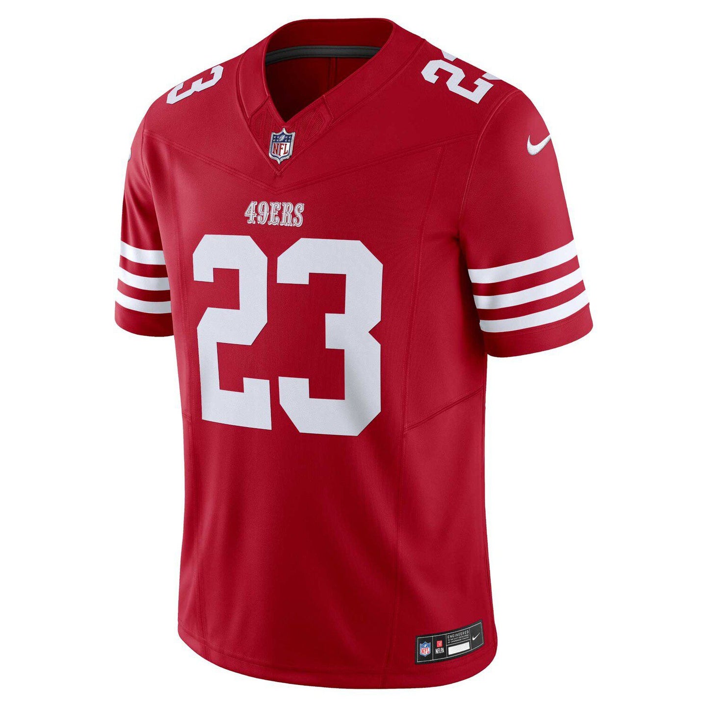 Men's Nike Christian McCaffrey Scarlet San Francisco 49ers Vapor F.U.S.E. Limited Jersey