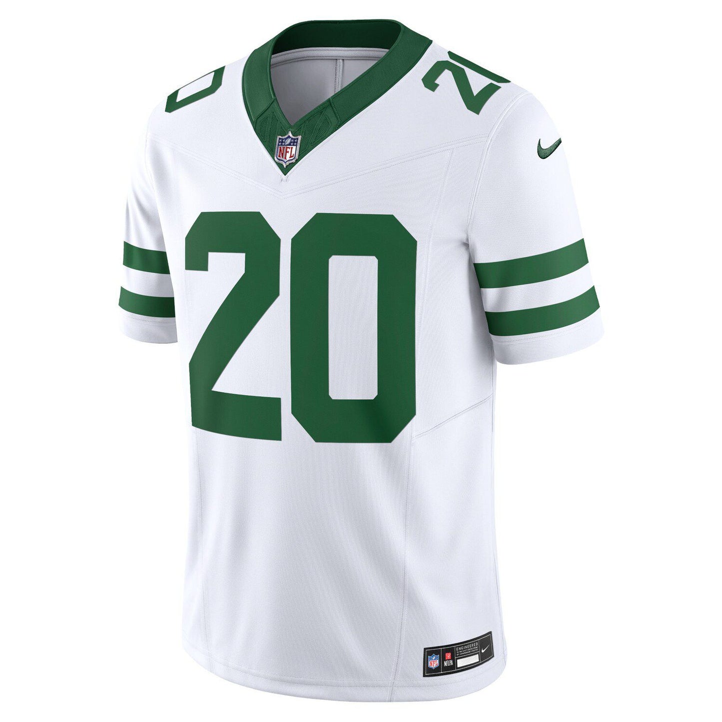 Men's Nike Breece Hall White New York Jets Legacy Vapor F.U.S.E. Limited Jersey