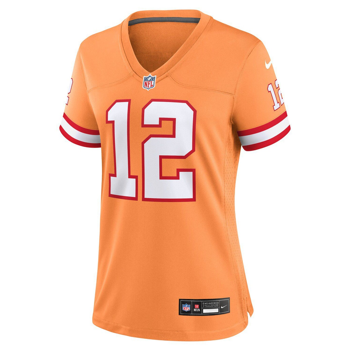 Women's Nike Tom Brady Orange Tampa Bay Buccaneers Throwback Game Jersey