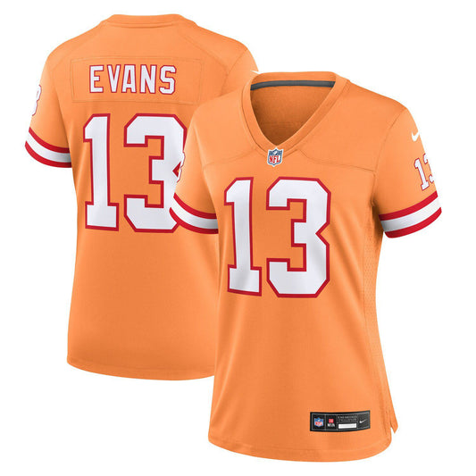 Women's Nike Mike Evans Orange Tampa Bay Buccaneers Throwback Game Jersey