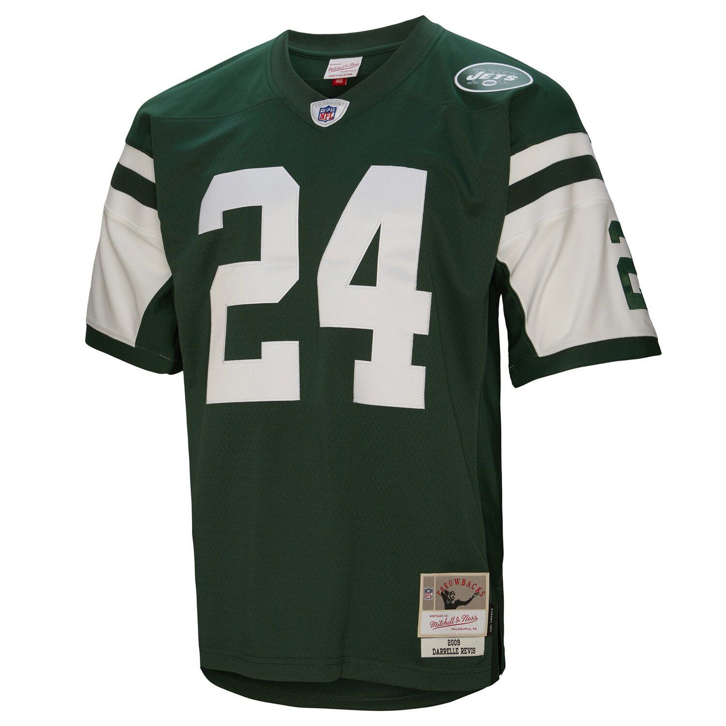 Men's Mitchell & Ness Darrelle Revis Green New York Jets 2009 Legacy Retired Player Jersey