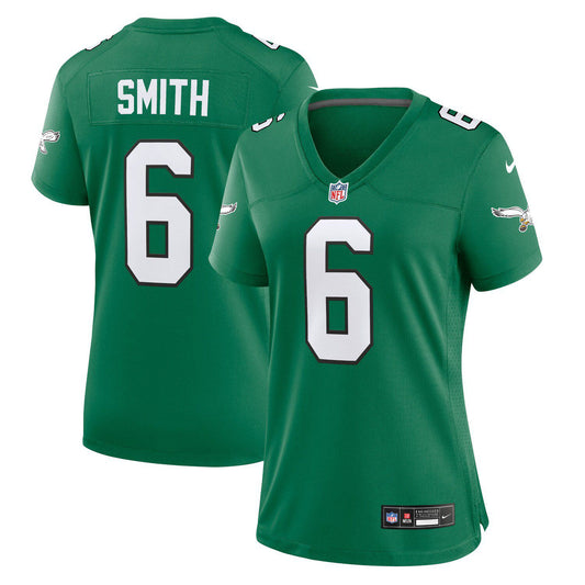 Women's Nike DeVonta Smith Kelly Green Philadelphia Eagles Alternate Player Game Jersey