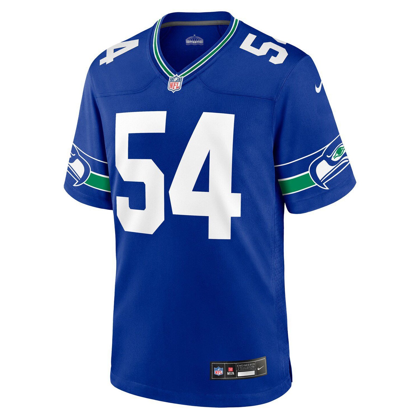 Men's Nike Bobby Wagner Royal Seattle Seahawks Throwback Player Game Jersey