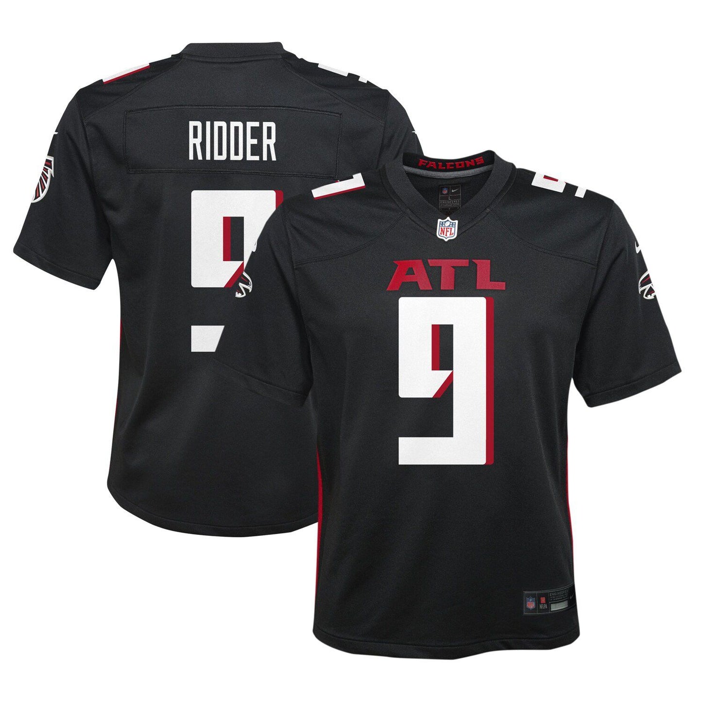 Youth Nike Desmond Ridder Black Atlanta Falcons Game Jersey