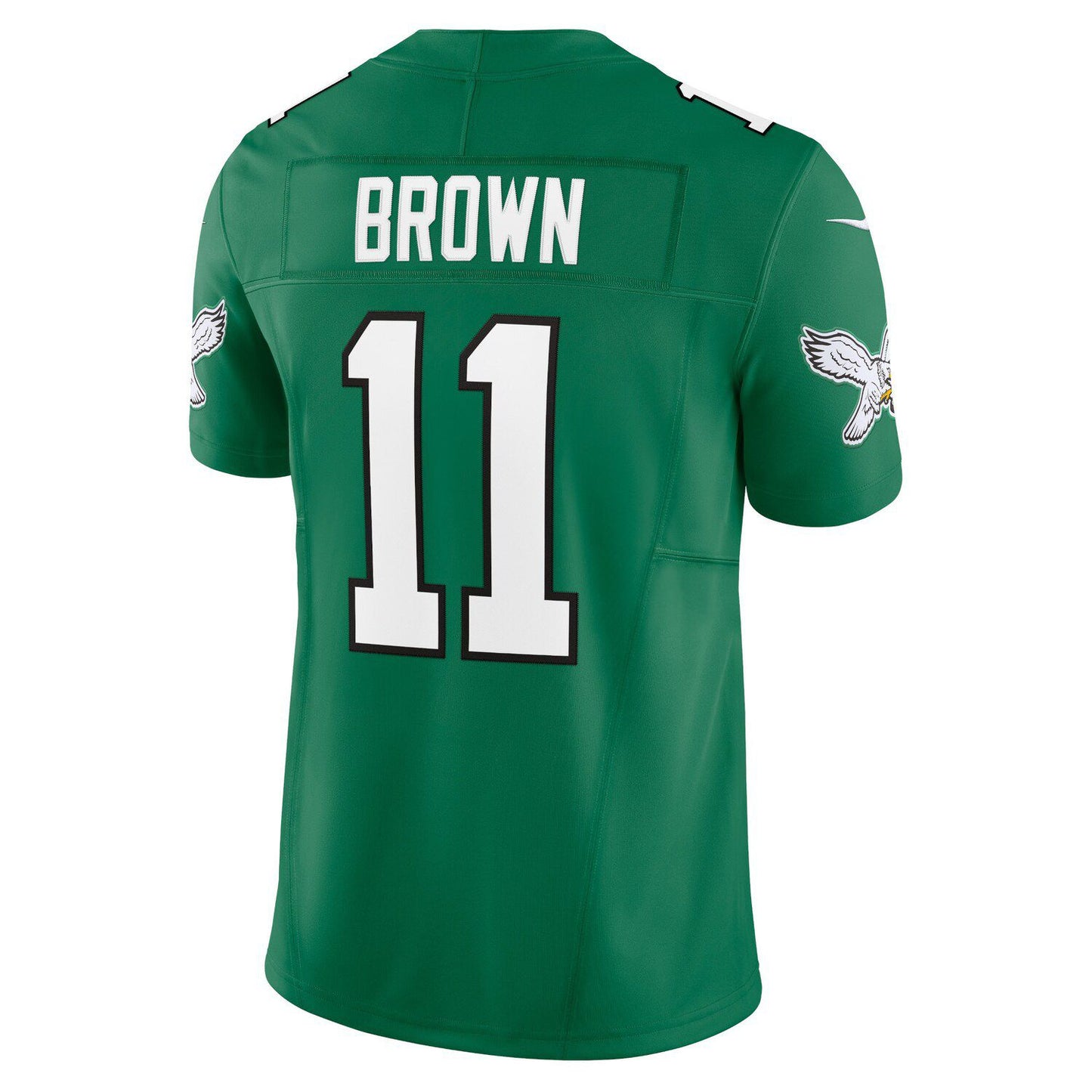 Men's Nike A.J. Brown Kelly Green Philadelphia Eagles Vapor F.U.S.E. Limited Jersey