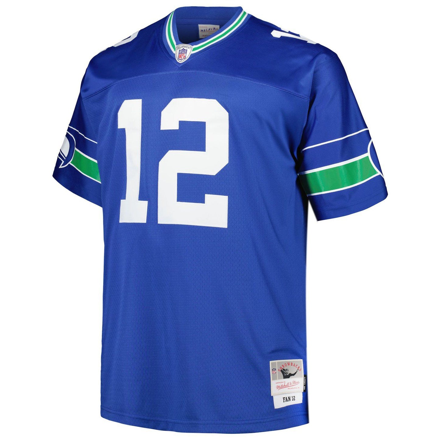 Men's Mitchell & Ness 12th Fan Royal Seattle Seahawks Big & Tall Legacy Retired Player Jersey