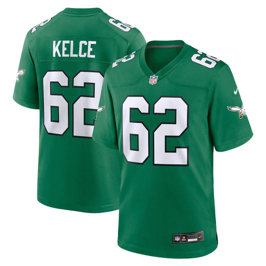 Youth Nike Jason Kelce Kelly Green Philadelphia Eagles Game Jersey