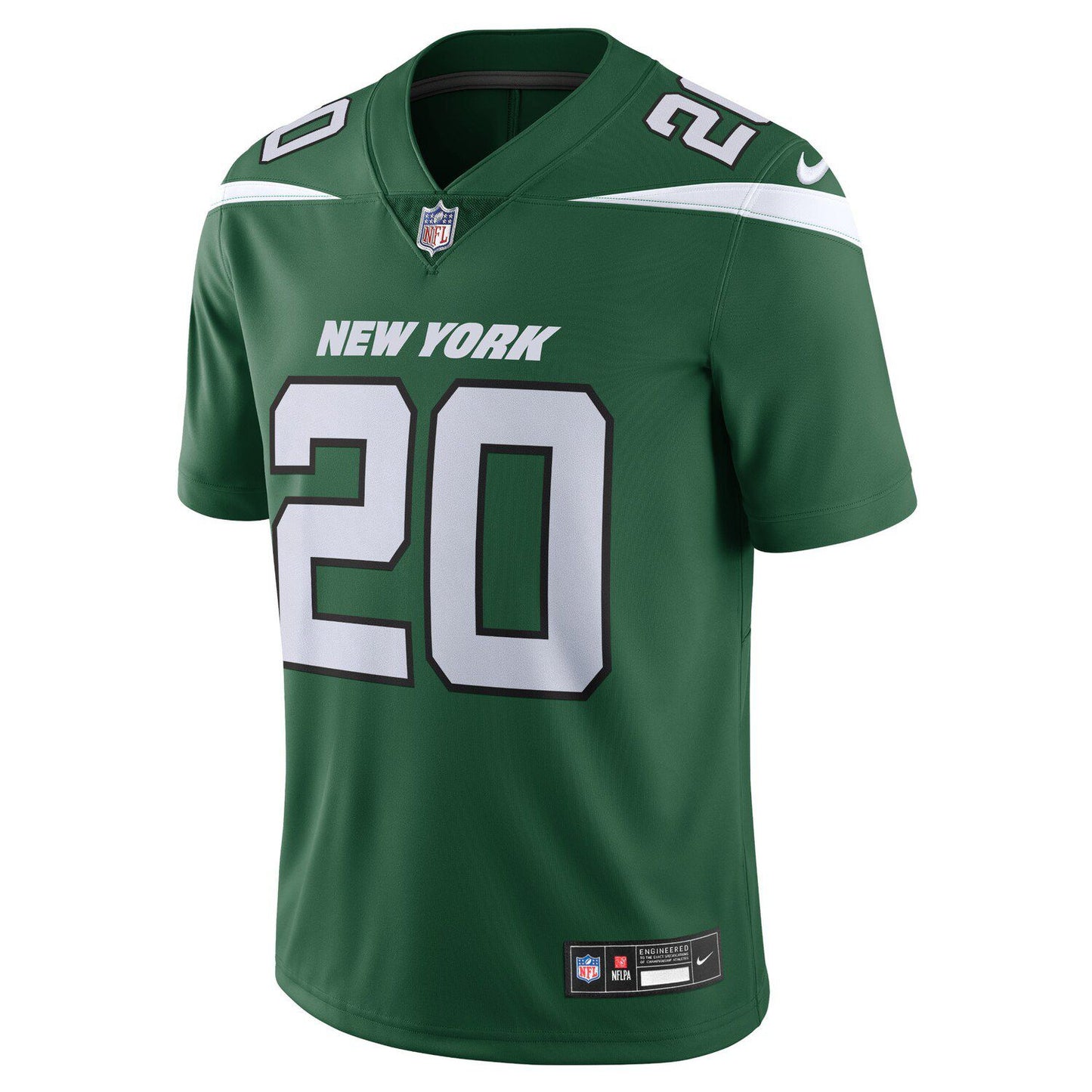 Men's Nike Breece Hall Gotham Green New York Jets Vapor Untouchable Limited Jersey