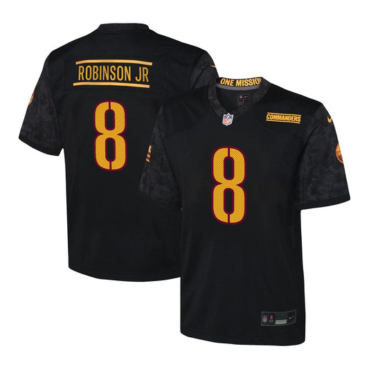 Youth Nike Brian Robinson Jr. Black Washington Commanders Game Jersey