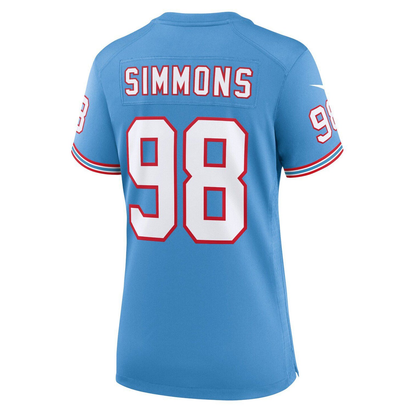 Women's Nike Jeffery Simmons Light Blue Tennessee Titans Player Jersey