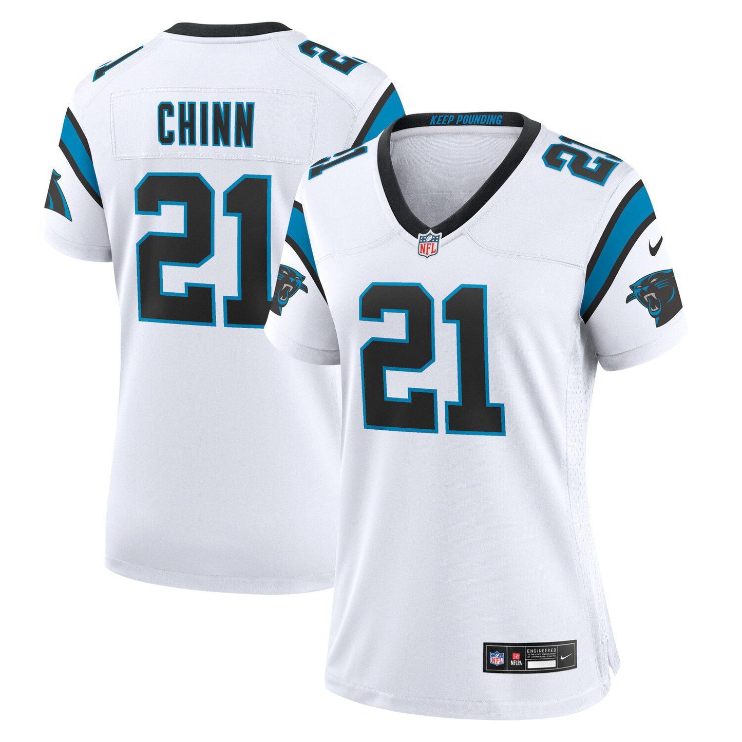 Women's Nike Jeremy Chinn White Carolina Panthers Player Jersey