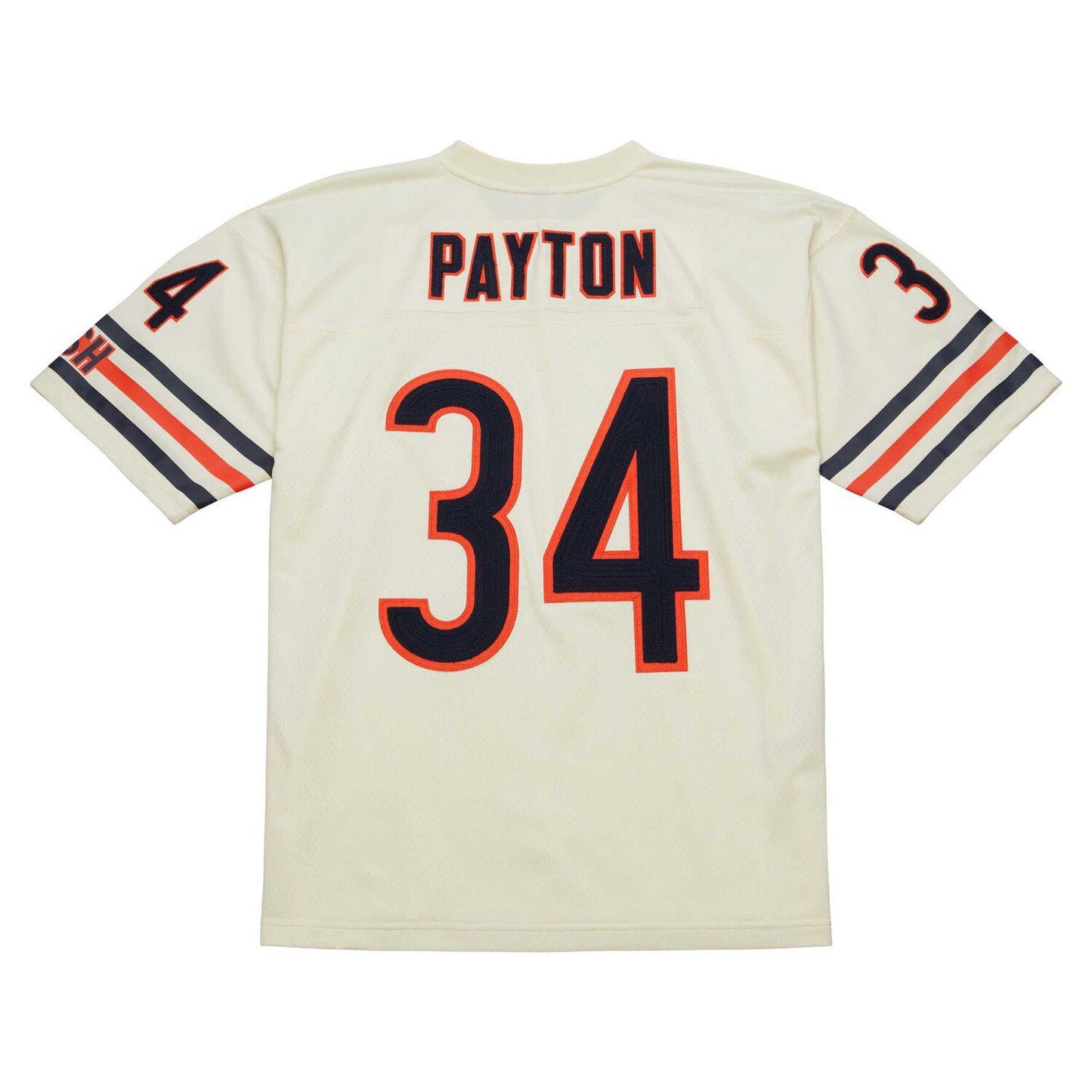 Men's Mitchell & Ness Walter Payton Cream Chicago Bears Chainstitch Legacy Jersey