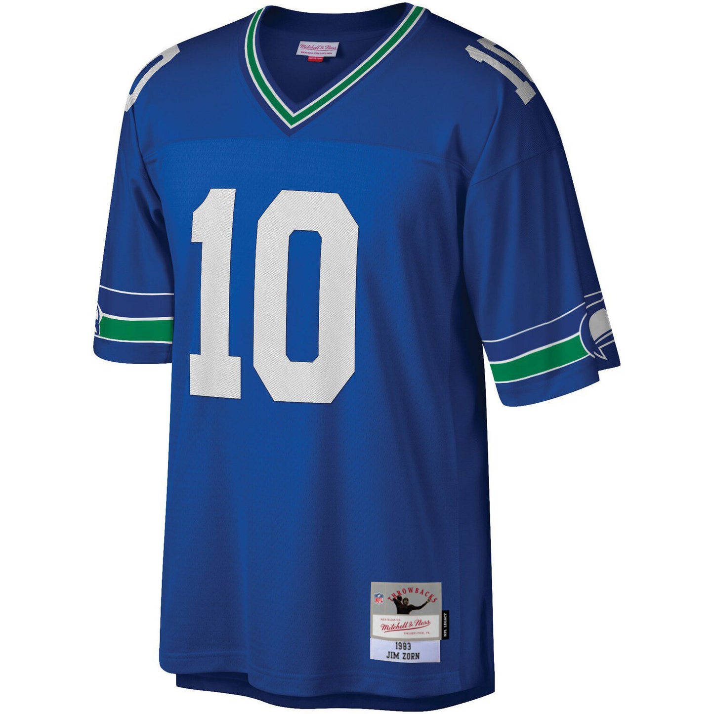 Men's Mitchell & Ness Jim Zorn Royal Seattle Seahawks Legacy Replica Jersey