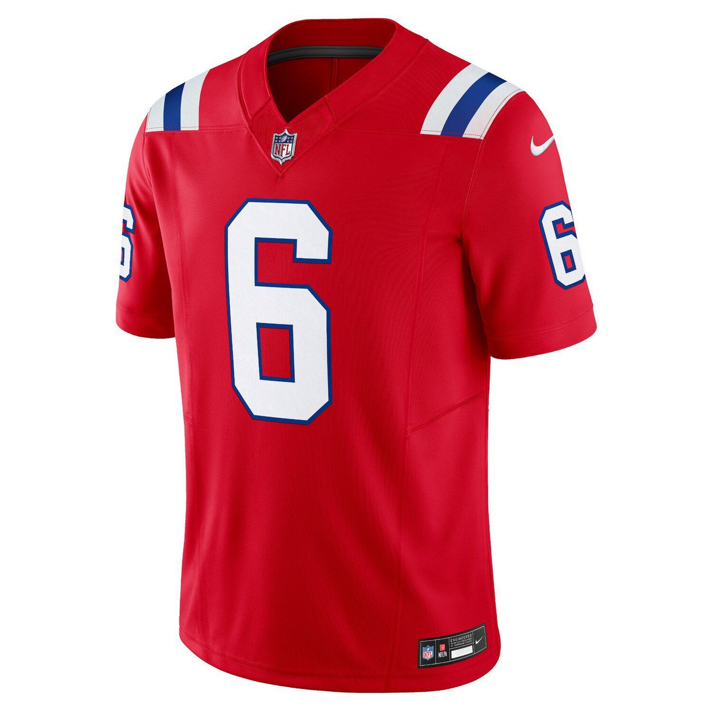 Men's Nike Christian Gonzalez Red New England Patriots  Vapor F.U.S.E. Limited Jersey