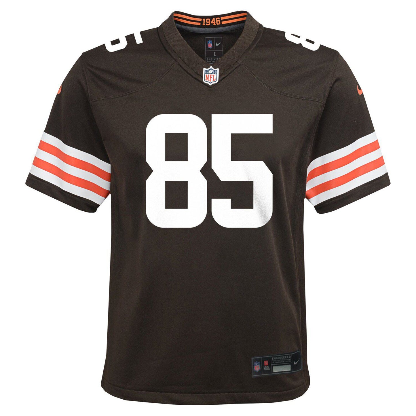 Youth Nike David Njoku Brown Cleveland Browns Game Jersey