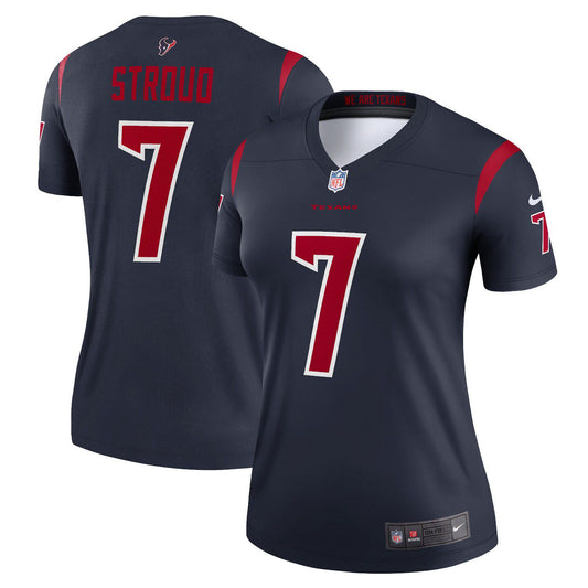 Women's Nike C.J. Stroud Navy Houston Texans  Legend Jersey